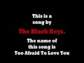 The Black Keys - Too Afraid To Love You