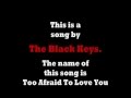 The Black Keys - Too Afraid To Love You 