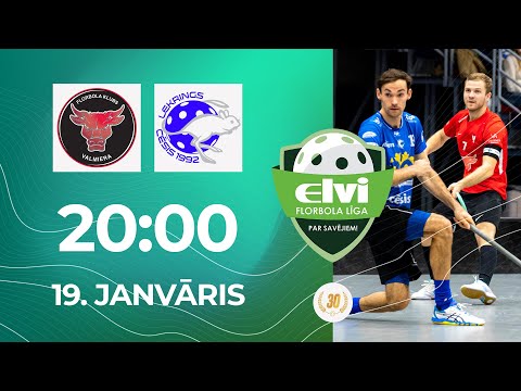🎥 ELVI florbola līga: FBK Valmiera - Lekrings (19.01.2023)