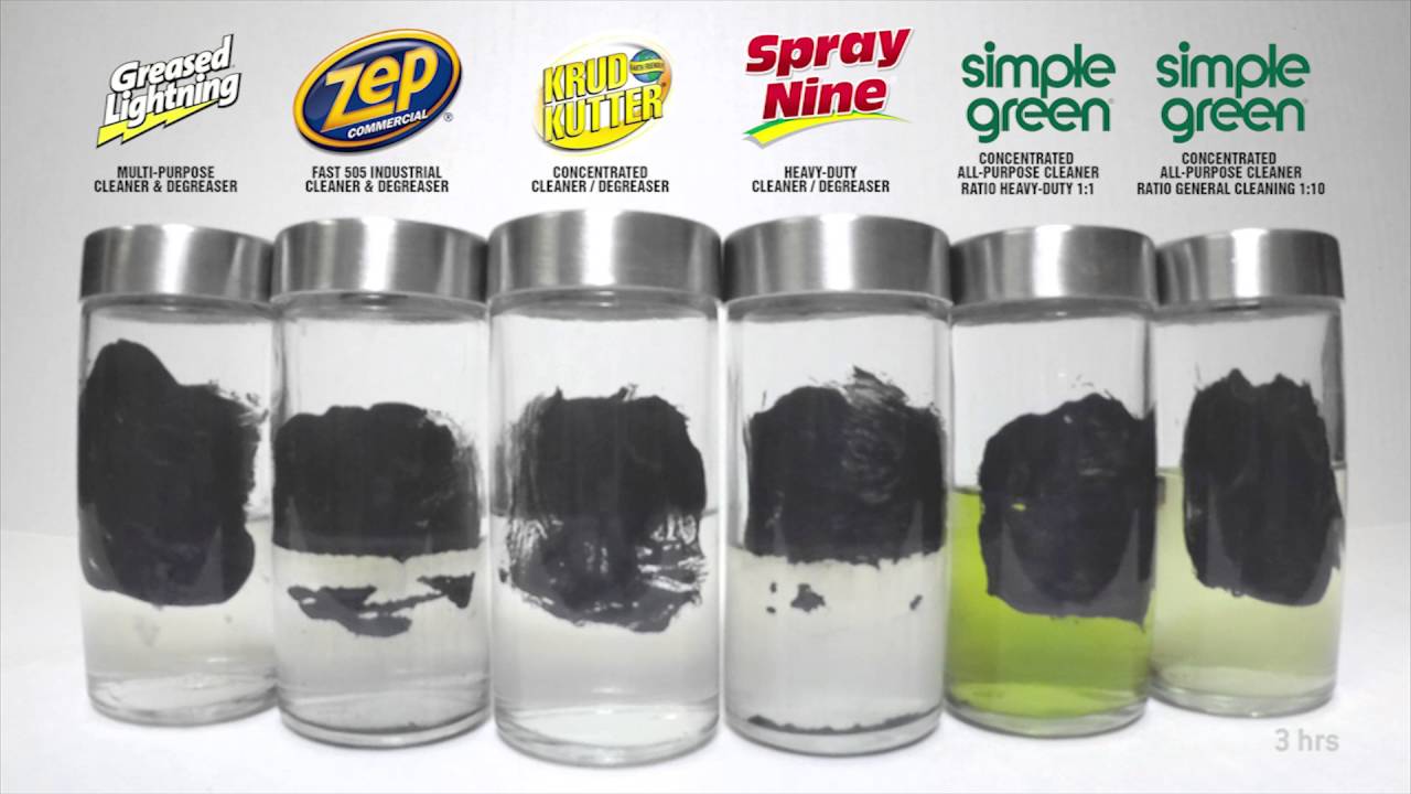 Spray Nine vs. Competitors Time Lapse Comparison | Outdoor & Hardware Cleaners