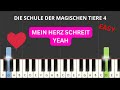 Die Schule Der Magischen Tiere 4 - Mein Herz schreit yeah (Easy Piano Tutorial) (Preview)