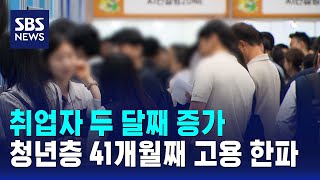취업자 두 달째 증가..청년층은 41개월째 고용 한파 / SBS