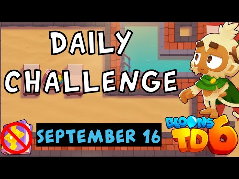 Bloons TD 6 Daily Challenge | The Four Underdogs. | No MK No Powers | September 16 2023