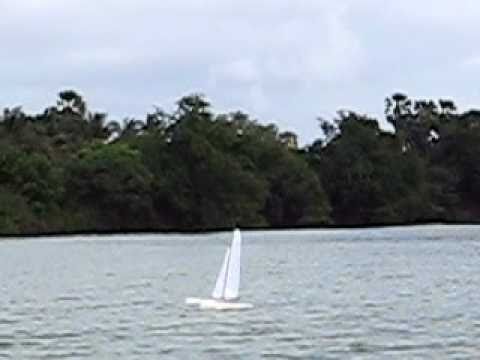 RT65 Race Trimaran - Windy Day - Clip 2