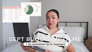 SEPTEMBER BUDGET WITH ME 💸