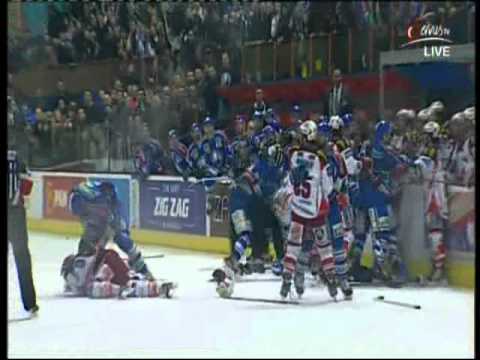 Massenschlägerei - Medvescak Zagreb - KAC