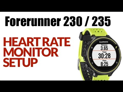 How To Setup The Heart Rate Monitor On The Garmin Forerunner 230 ! FEATURE REVIEW !
