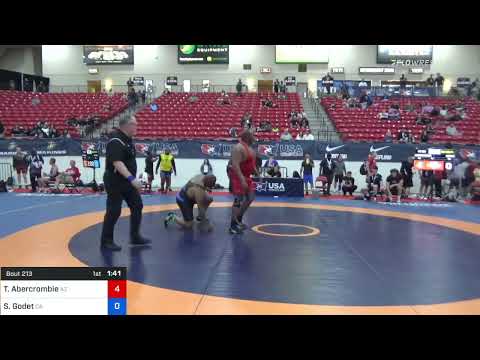 130 Lbs Rr Rnd 3 - Tyrone Abercrombie, Arizona Vs Stoney Godet, California 128f