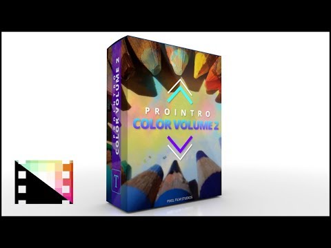 ProIntro: Color Volume 2- Professional Introductions for Final Cut Pro X - Pixel Film Studios