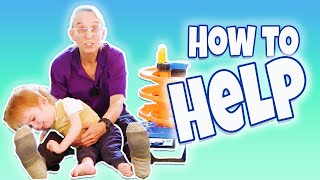 Trunk Weakness? Can't Get into Sitting? Let's Help | Pediatric PT for SMA 🚗
