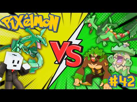 Battling the Grass Gym! - Pixelmon Episode 42 | Singleplayer