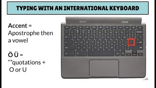 How to Add Chromebook US International Keyboard