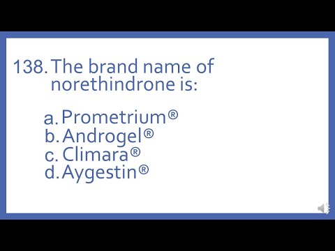 Top 200 Drugs Practice Test Question - The brand name of norethindrone is: