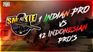 1 vs 12 Against Indonesian Pros!! Can I clutch it?