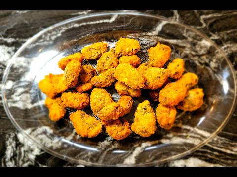 DEEP FRIED BABY BELLA MUSHROOMS