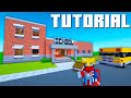 Minecraft Tutorial How To Make An Elementary School With Full Interior And School Bus