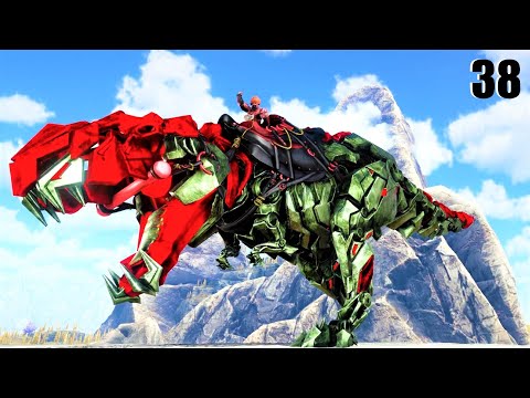 BRUTAL TEK REX, ROCK GOLEM & COSMIC GOD! | ARK Omega Fjordur | ARK SURVIVAL EVOLVED MODDED E38