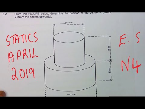 Engineering Science N4 Statics April 2019 @mathszoneafricanmotives