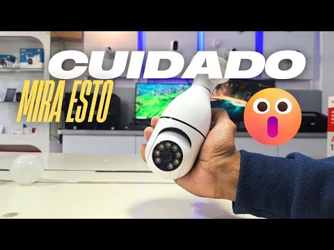 Cámara Bombillo 360 Wifi ¡CUIDADO¡ Cámara Barata pero PELIGROSA