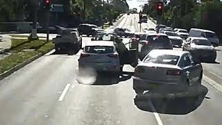 63 Year Old Driver Is Bashed by Tradie in Sydney - Shocking Moment