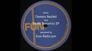 Clemens Neufeld "Sound Semantics" EP - Depth Surgey  (FÖN 007)