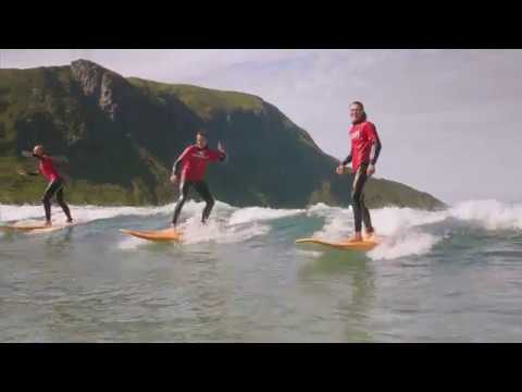 Surf camp for Ungdom i Hoddevik, Norge