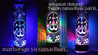 Tutorial Lampu  Hias  Kaligrafi dari  Paralon  PVC hingga 