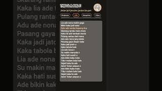 Download lagu lirik lagu tabola bale mp3