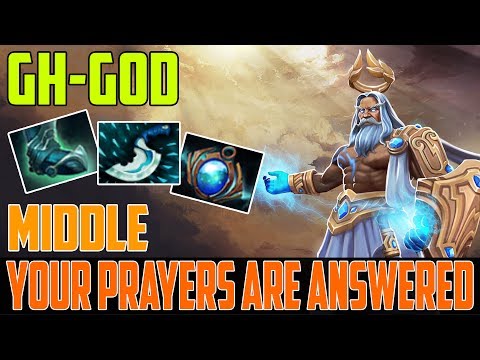 GH-GOD [Zeus] vs Ana [Puck] MID | Your prayers are answered | Dota 2 Pro Gameplay 2017