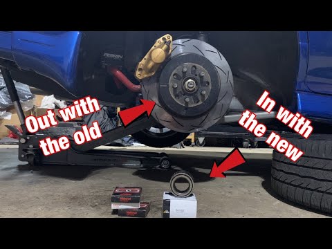 Easiest Way To Do A Subaru Rear Wheel Bearing Replacement!! No Press Necessary! On Car Installation