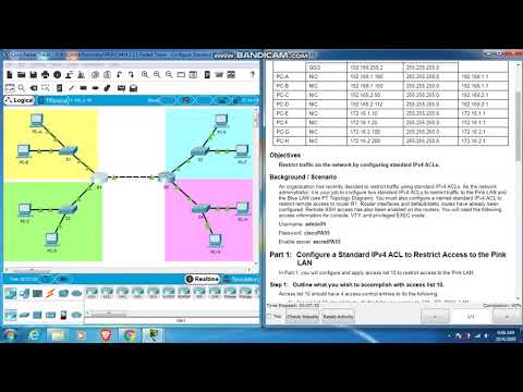 4.1.3.5 Packet Tracer - Configure Standard IPv4 ACLs