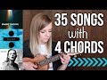 4 Basic Chords - 35 Songs On Ukulele