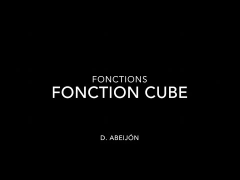 fonction cube