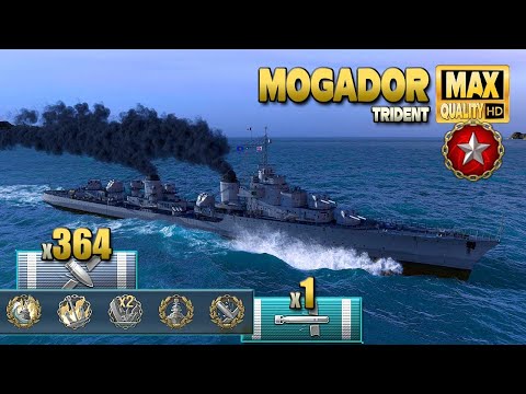 Destroyer Mogador: Last hope in ranked battle - World of Warships