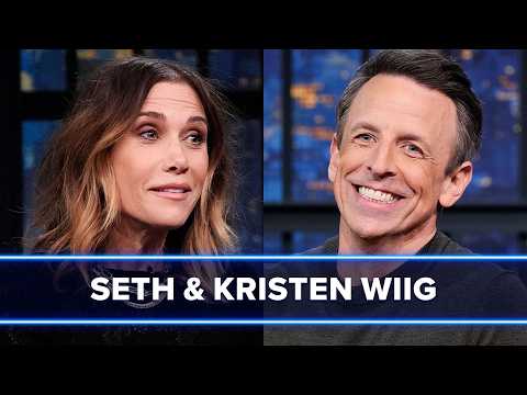 Kristen Wiig Dubs Late Night Moments, Talks Hot Love Scene with Will Forte and Breaking During SNL