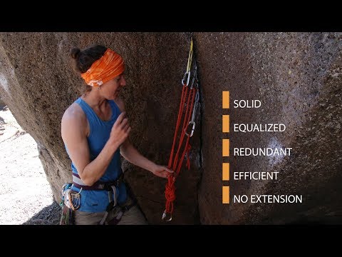 Traditional Climbing: 12. Building Traditional Anchors - Part 2 of 2 | Climbing Tech Tips
