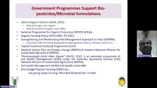 Guest Lecture- An Overview on Registration of Microbes and Their Products in India