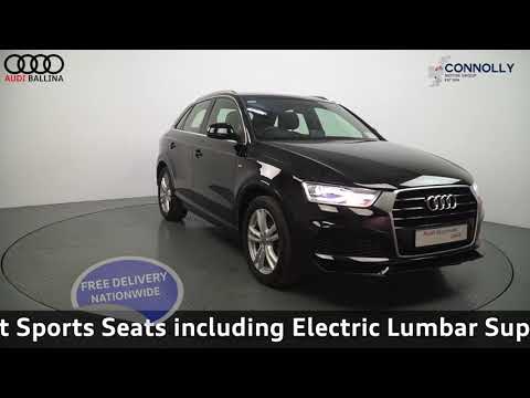 CMG AUDI BALLINA 181MO1478 AUDI Q3 2 0TDI 150 S LINE,MANUAL,BLACK