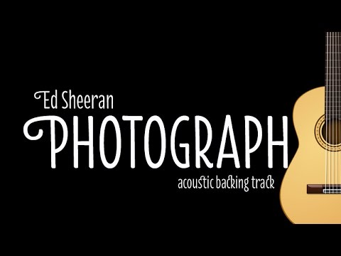 Ed Sheeran - Photograph (Acoustic Karaoke Lyrics on Screen)