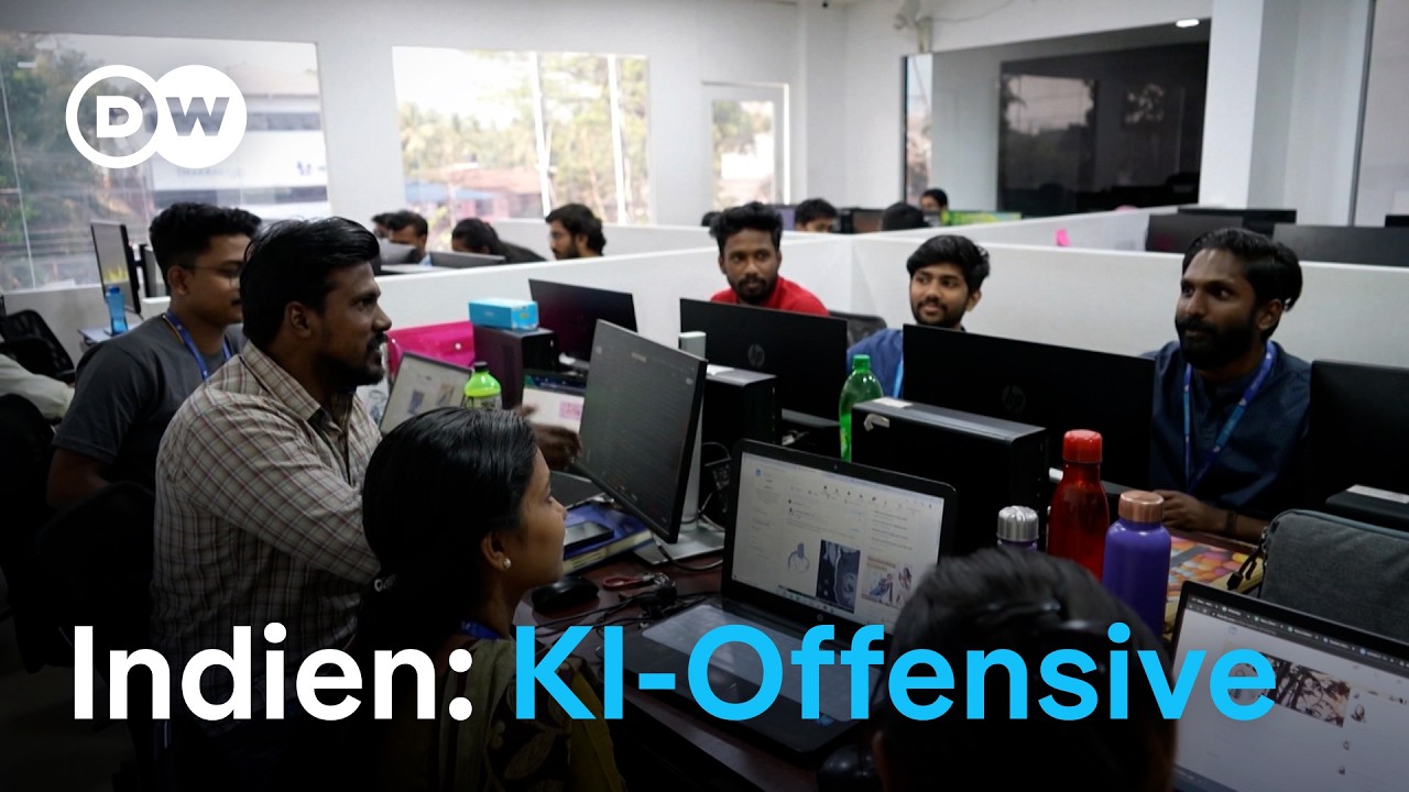 Indiens Wettlauf um die KI‑Spitze: Daten, Talente und globale Ambitionen | DW News
