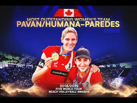 Pavan/Melissa -  Most Outstanding Women's Team | FIVB World Tour Beach Volleyball Awards 2018/19