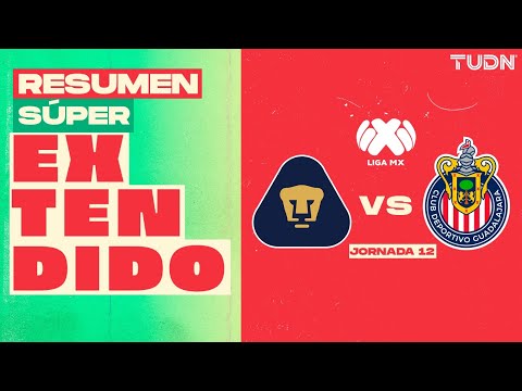 RESUMEN SÚPER EXTENDIDO - Pumas 1-2 Chivas | Liga MX - Jornada 12 Apertura 2025 | TUDN