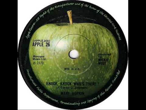 UK New Entry 1970 (60) Mary Hopkin - Knock, Knock Who's There?