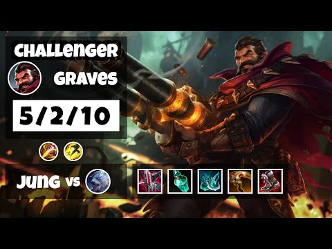 Graves vs Volibear NA Challenger JUNGLE (5/2/10) - v11.8