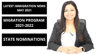 Latest Australian immigration news May 2021- MIGRATION PROGRAM 2021-2022