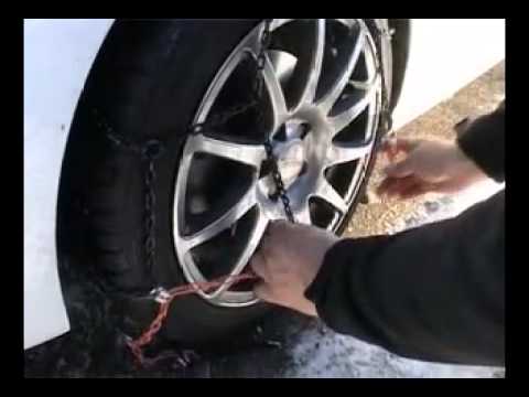 POLAIRE XK9   passanger car snow Chain fiting   Chaine à neige tourisme montage