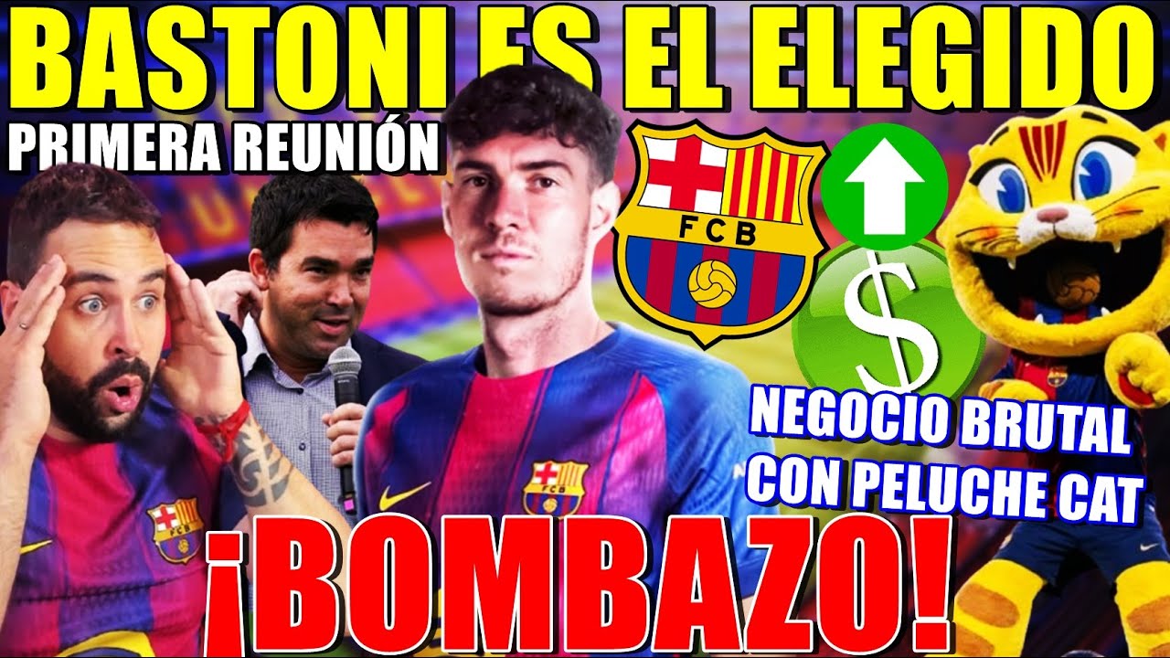 💣BOMBAZO: BASTONI el CENTRAL ELEGIDO por el BARÇA ¡PRIMERA REUNIÓN! - NEGOCIO BRUTAL PELUCHE de CAT