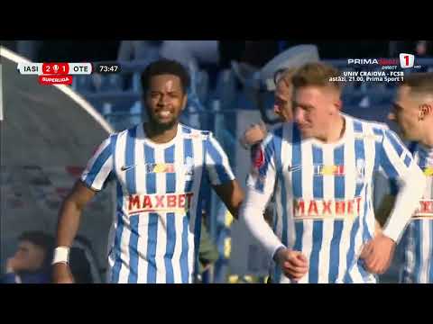 GOOOL! Poli Iași - Oțelul 2-1. REMONTADA în 3 MINUTE! Șut fenomenal al lui Gheorghiță