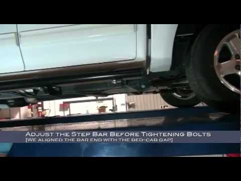 Spyder Auto Installation: 2004-2012 Chevrolet Colorado Crew Cab 4-Door STEP BARS