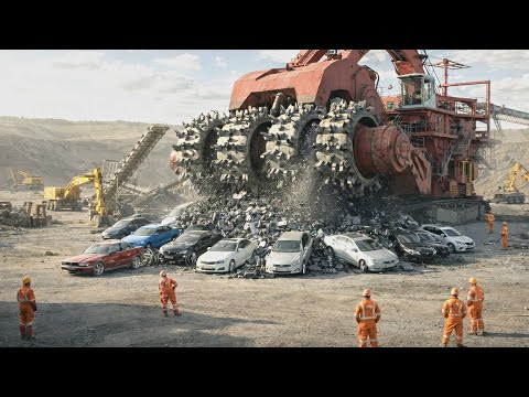 Insane Car Crushers & Industrial Shredders That Erase Everything in Seconds